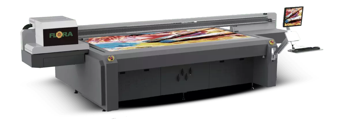 Flora XTRA2512 equipo de impresión cama plana UV para sustratos rígidos